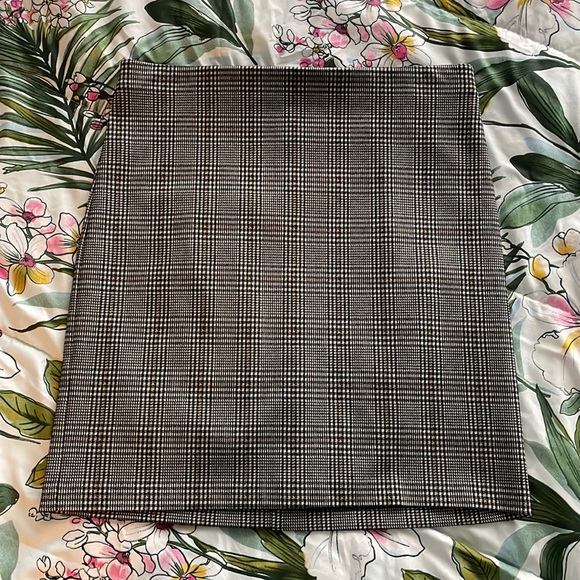 Dynamite Mini Check Pencil Skirt - Sz M - Picture 2 of 4